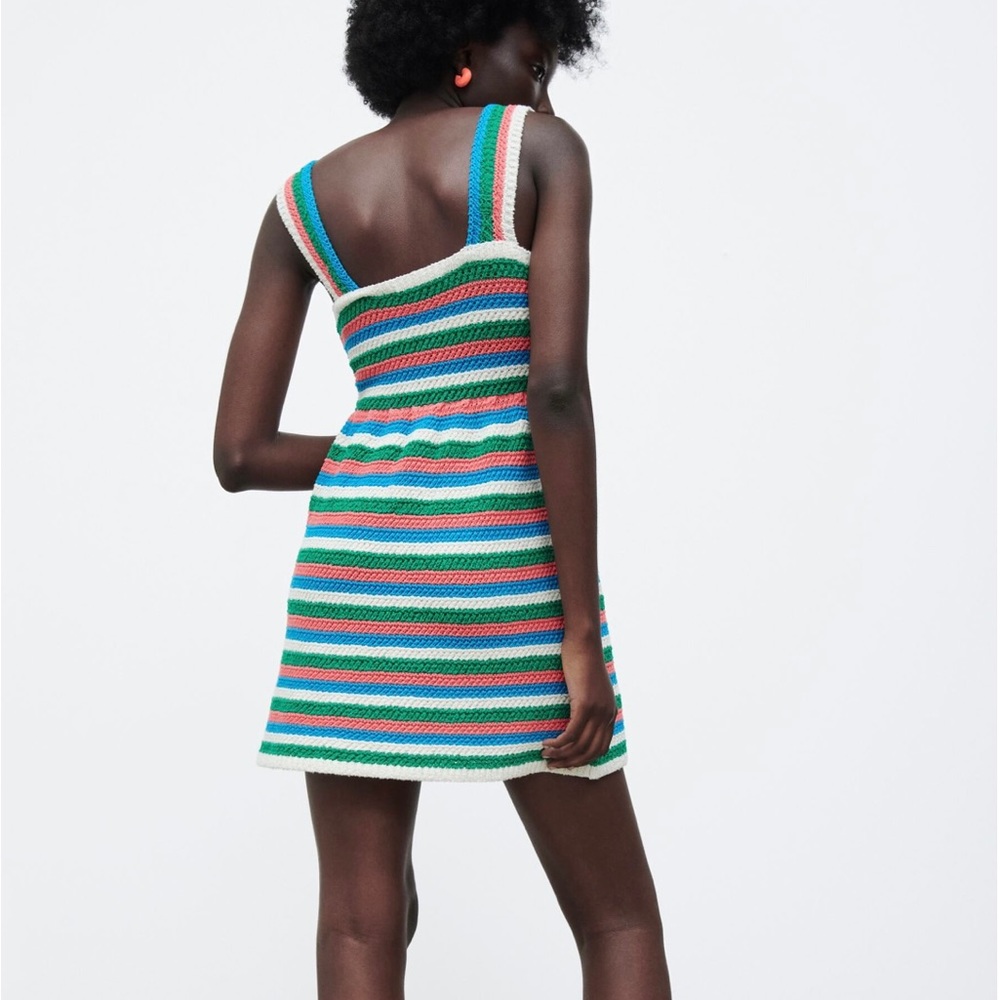 Zara striped knit dress size XS. Perfect condition worn once.